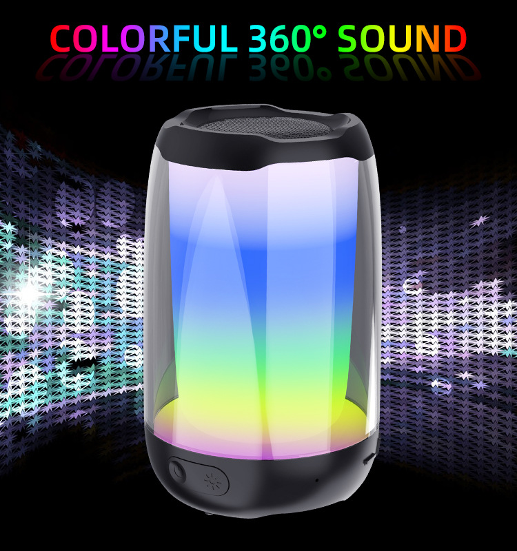 Bakeey-bluetooth-Speaker-360degStereo-Sound-FM-Radio-Wireless-Portable-TWS-Speaker-Color-Light-Woofe-1902215-1