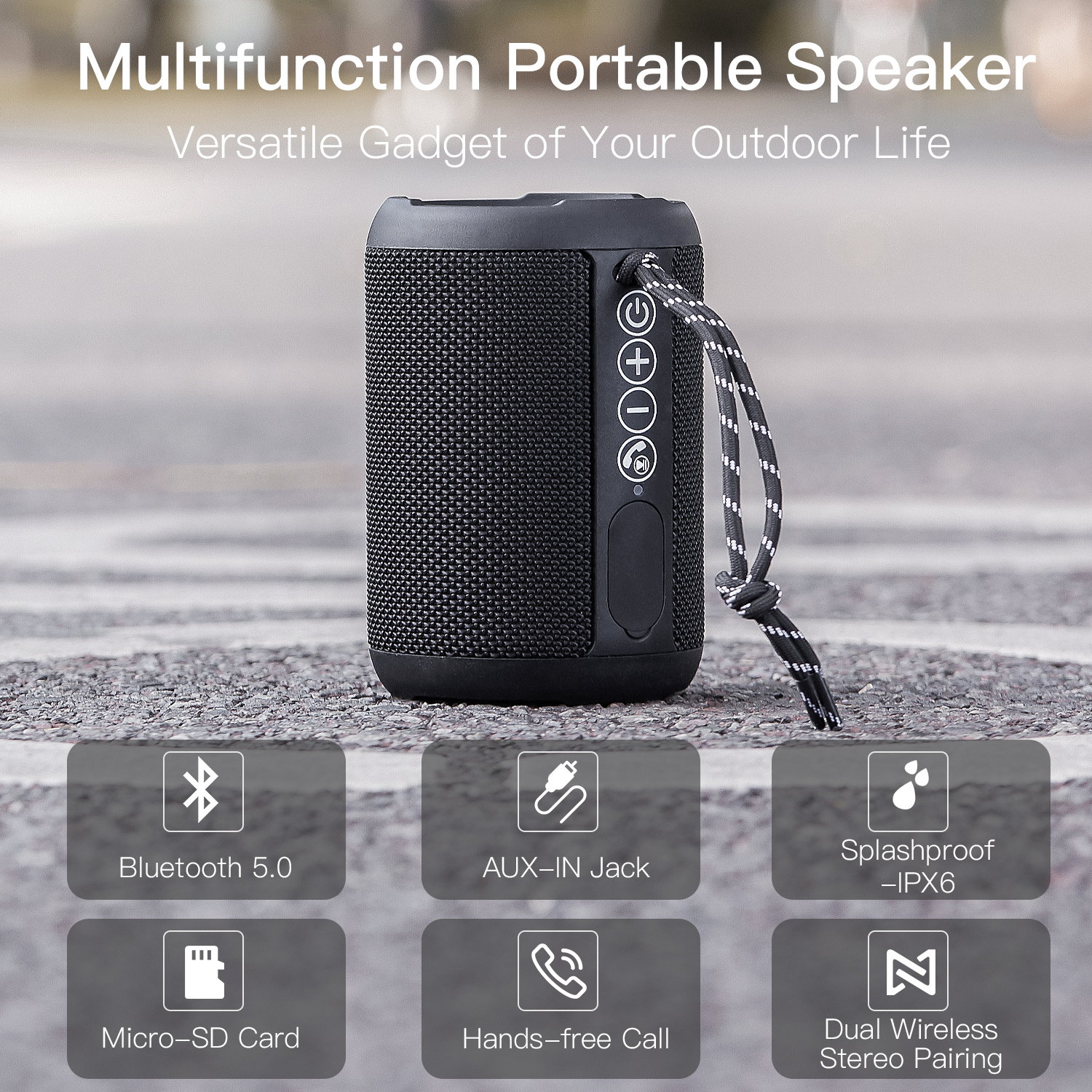Bakeey-bluetooth-Speaker-Bass-HIFI-Stereo-Subwoofer-10W-TF-Card-IPX6-Waterproof-2500mAh-Portable-Wir-1790664-1