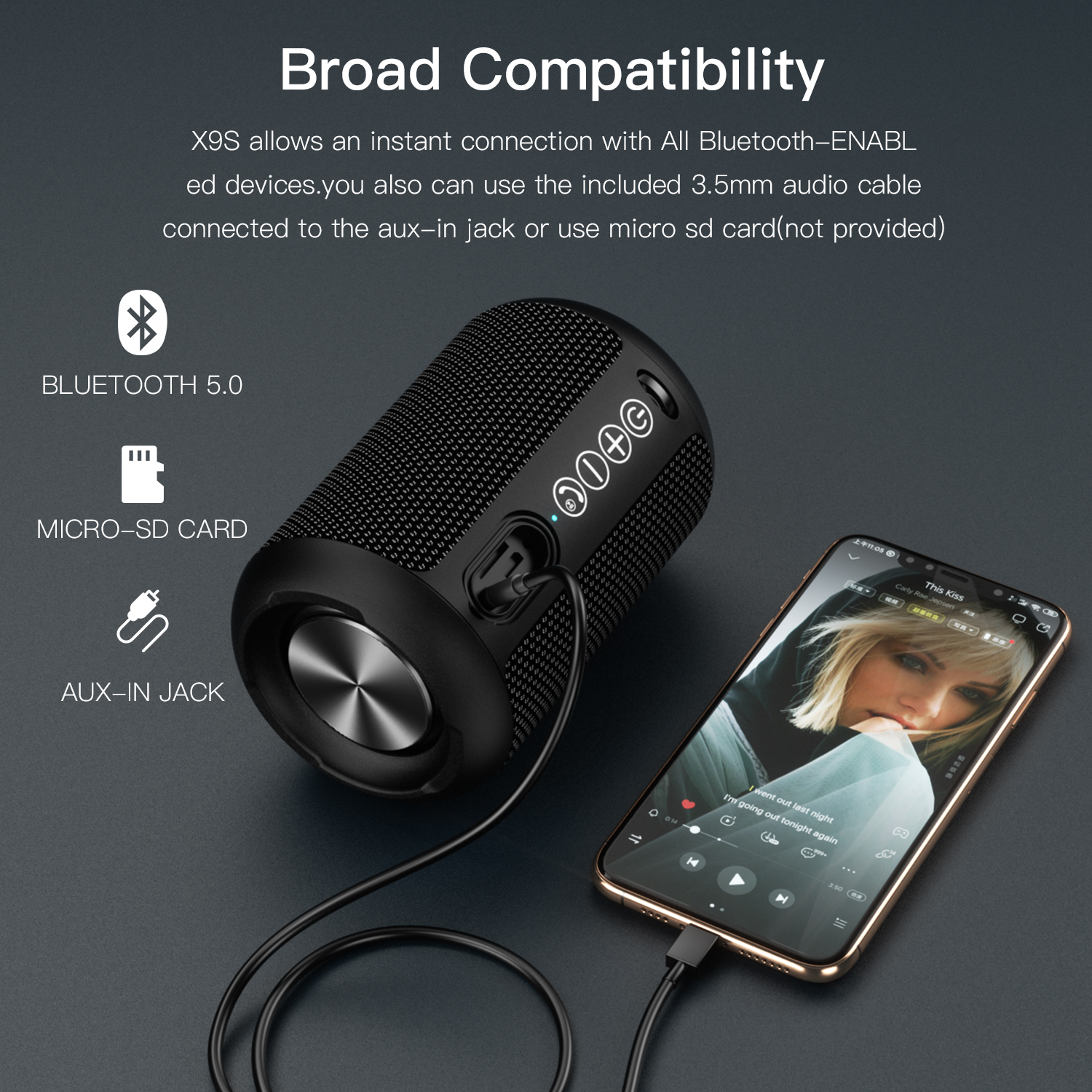Bakeey-bluetooth-Speaker-Bass-HIFI-Stereo-Subwoofer-10W-TF-Card-IPX6-Waterproof-2500mAh-Portable-Wir-1790664-3