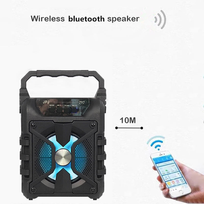 Bakeeyu-bluetooth-Speaker-Waterproof-Speakers-Subwoofer-with-microphone-Large-Boom-Box-Volume-Speake-1809092-2