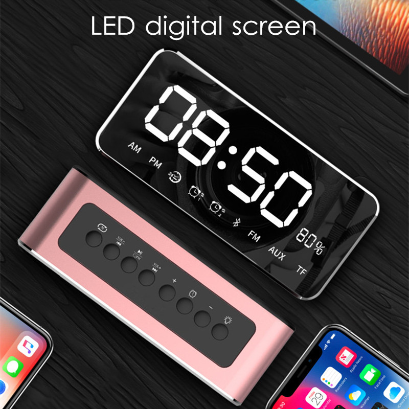 LEADSTAR-MX-22-LED-Clock-Mirror-Wireless-bluetooth-Speaker-1800mAh-TF-Card-FM-Raido-Subwoofer-1302317-7
