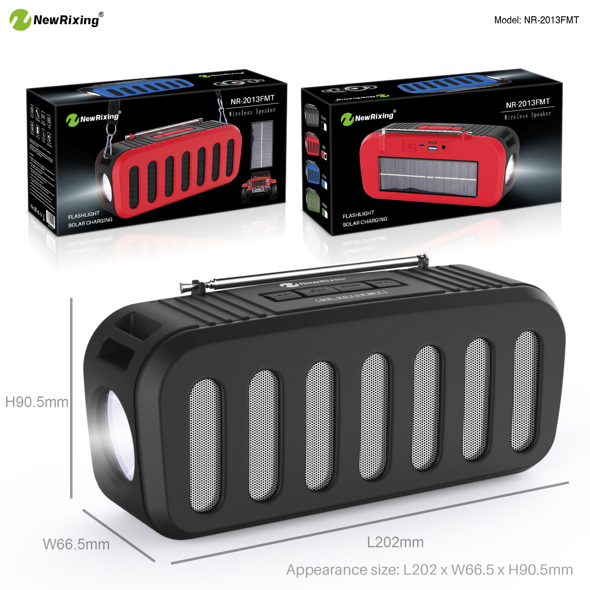 NewRixing-NR-2013FMT-Wireless-bluetooth-Speaker-Stereo-6W-FM-Radio-TF-Card-AUX-In-Soundbar-Solar-Cha-1788976-11
