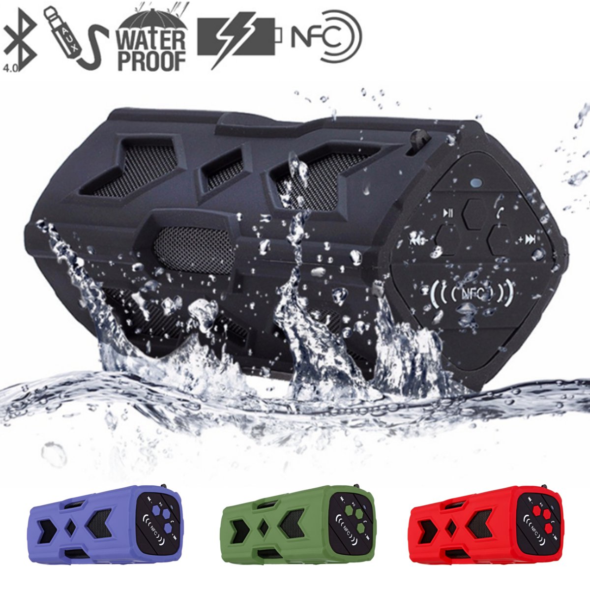 Portable-bluetooth-40-Wireless-Speaker-Waterproof-USB-Power-Bank-Bass-NFC-AUX-Subwoofer-1332021-3