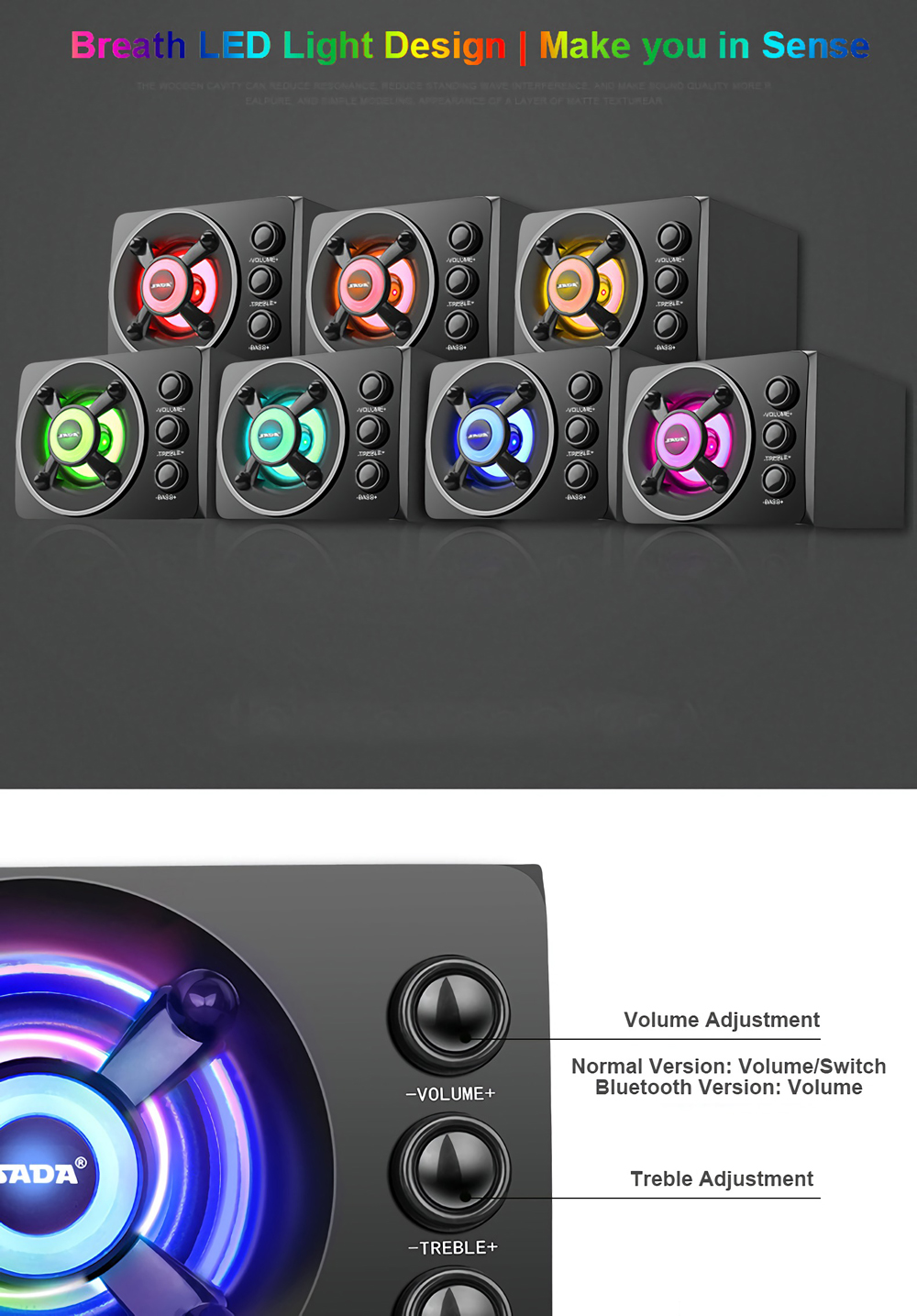 SADA-D-208-35mm-Audio-bluetooth-21-Channel-Bass-LED-Light-Computer-Speaker-Support-TF-U-Disk-1449441-5