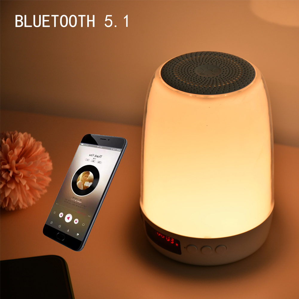 bluetooth-51-Speaker-Alarm-Clock-with-Colorful-Light-3-Gear-Dimming-White-Noise-Machine-FM-Radio-for-1824421-3