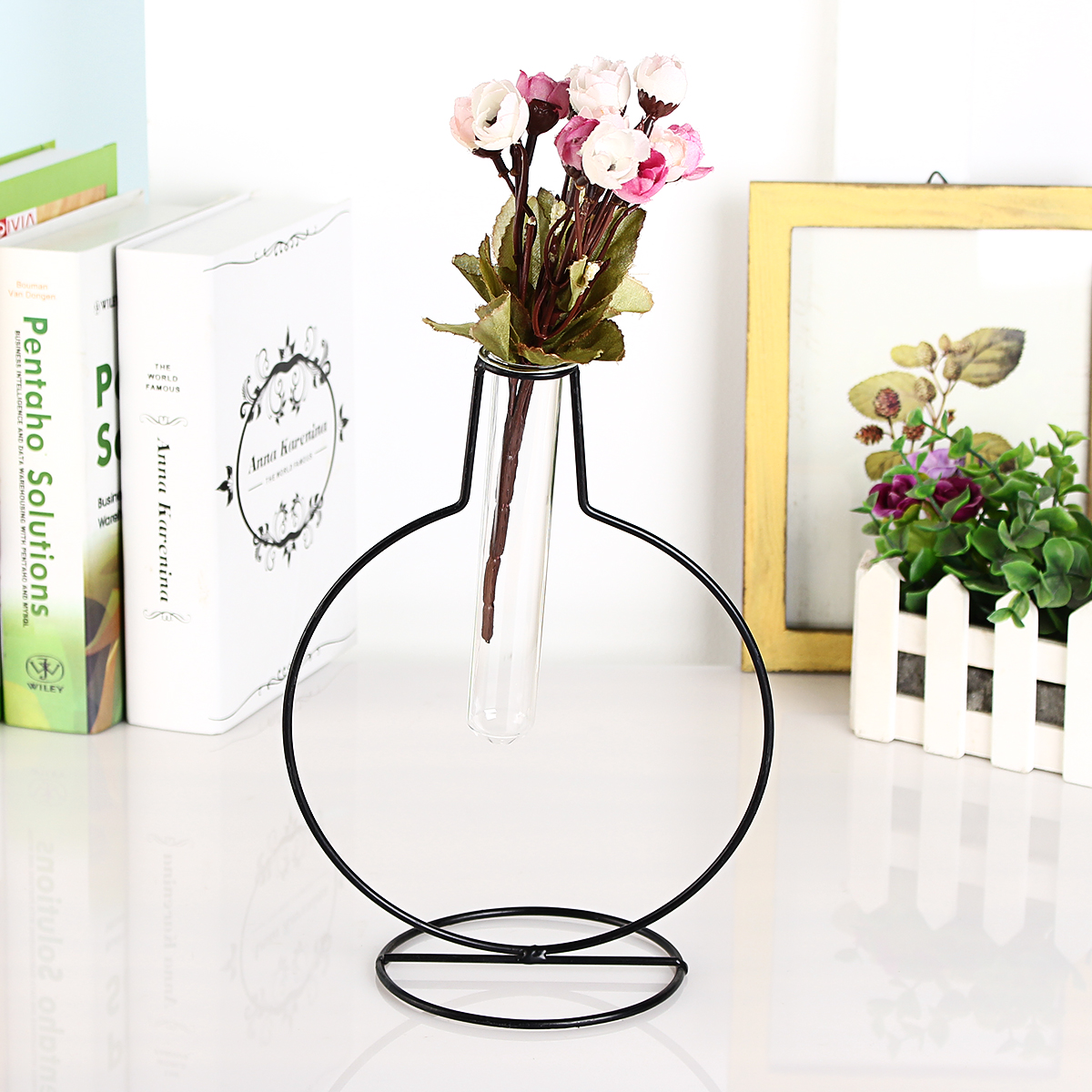 Flower-Vase-Holder-Plant-Display-with-Iron-Stand-and-Glass-Tube-for-Hydroponics-Ornament-Decorations-1447048-8